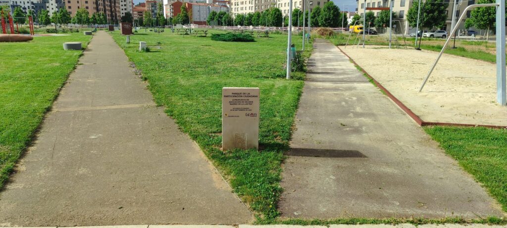 Monolito Parque de la participación ciudadana