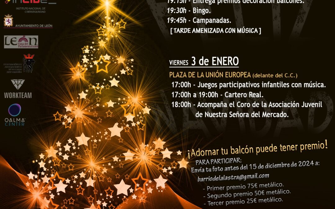 Programa de actividades de navidad 2024