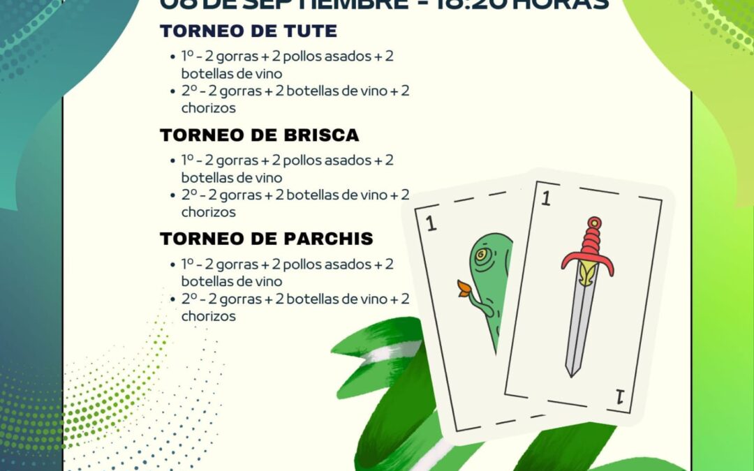 Campeonato de tute, brisca y parchís 2025