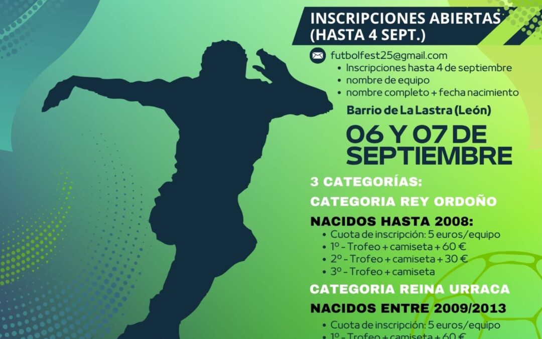 I Torneo de fútbol 3X3 – Barrio La Lastra